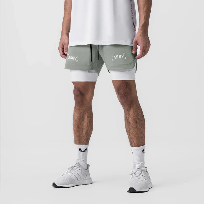 Short Esportivo de Academia Masculino 2 em 1 - ASRV