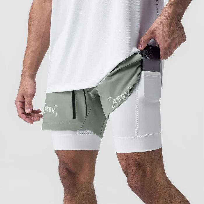 Short Esportivo de Academia Masculino 2 em 1 - ASRV