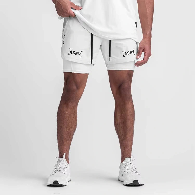 Short Esportivo de Academia Masculino 2 em 1 - ASRV