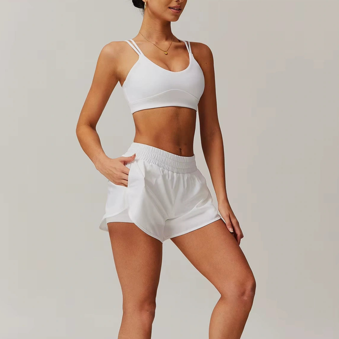 Conjunto Fitness Feminino 2 Peças Confortável e Respirável