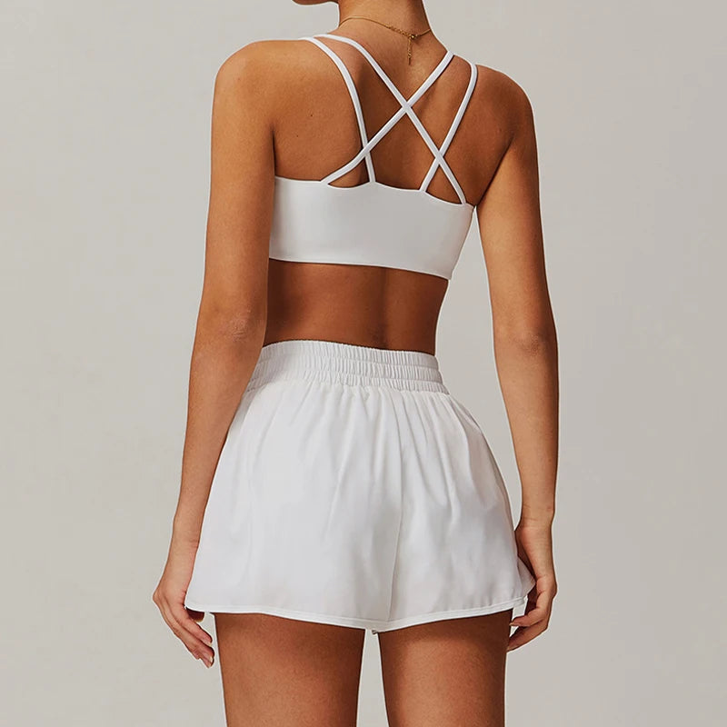 Conjunto Fitness Feminino 2 Peças Confortável e Respirável
