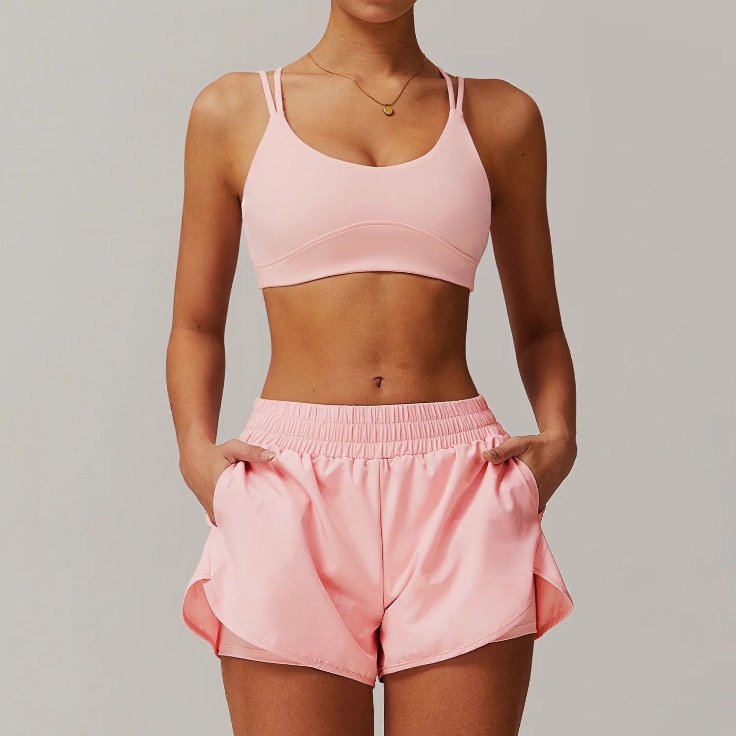 Conjunto Fitness Feminino 2 Peças Confortável e Respirável
