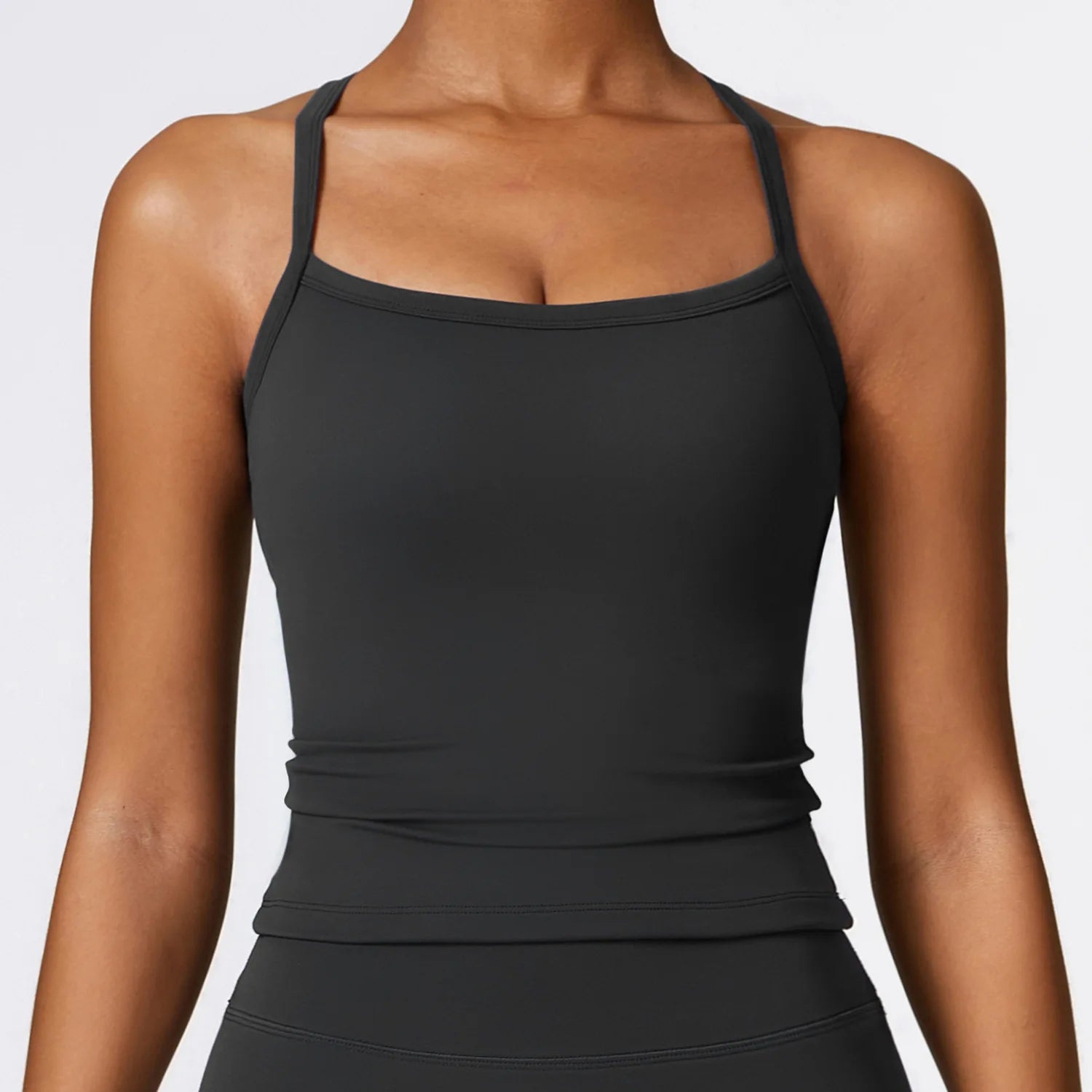 Camiseta Fitness Feminina Leve Sem Mangas e Secagem Rápida
