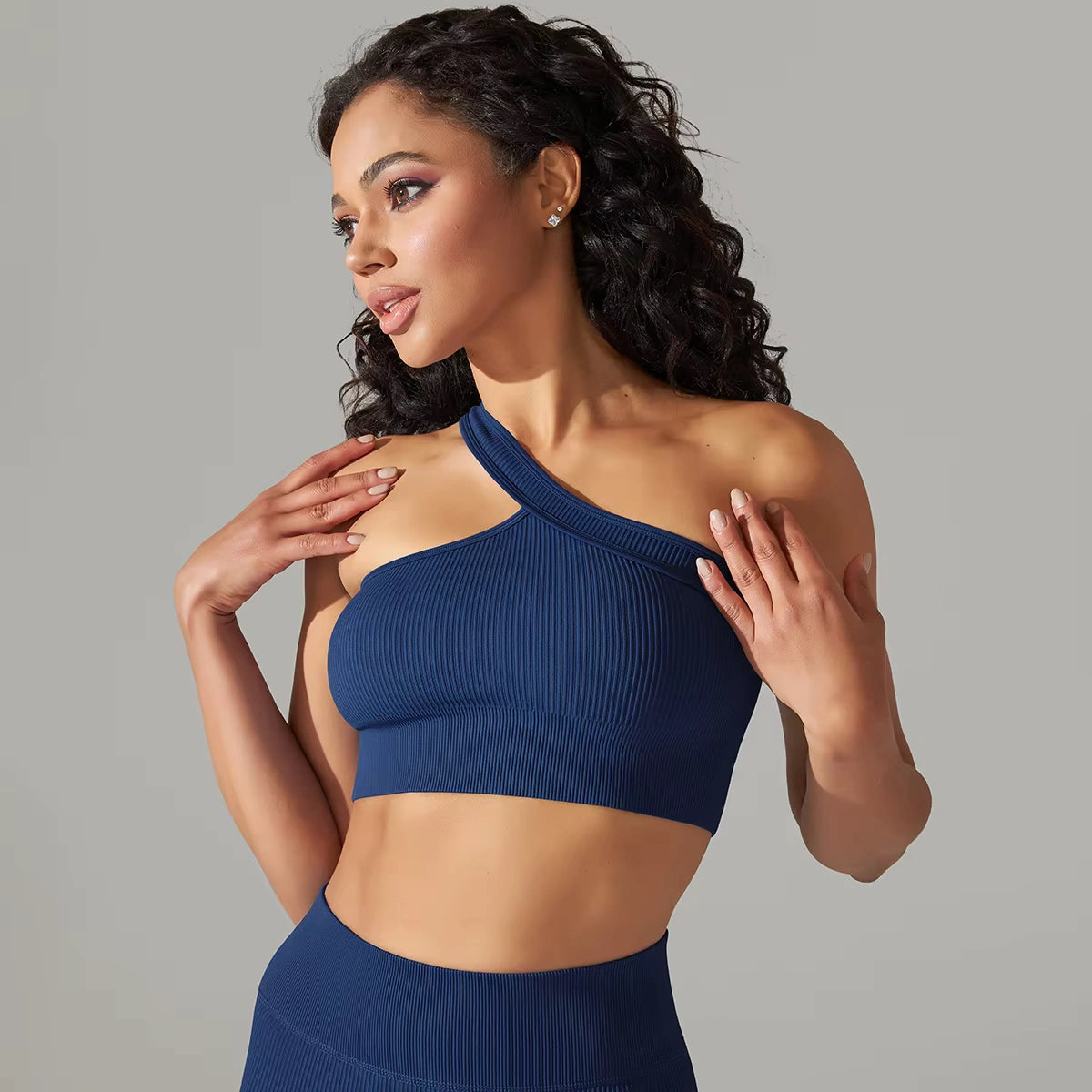 Cropped Fitness Feminino Respirável Esportivo