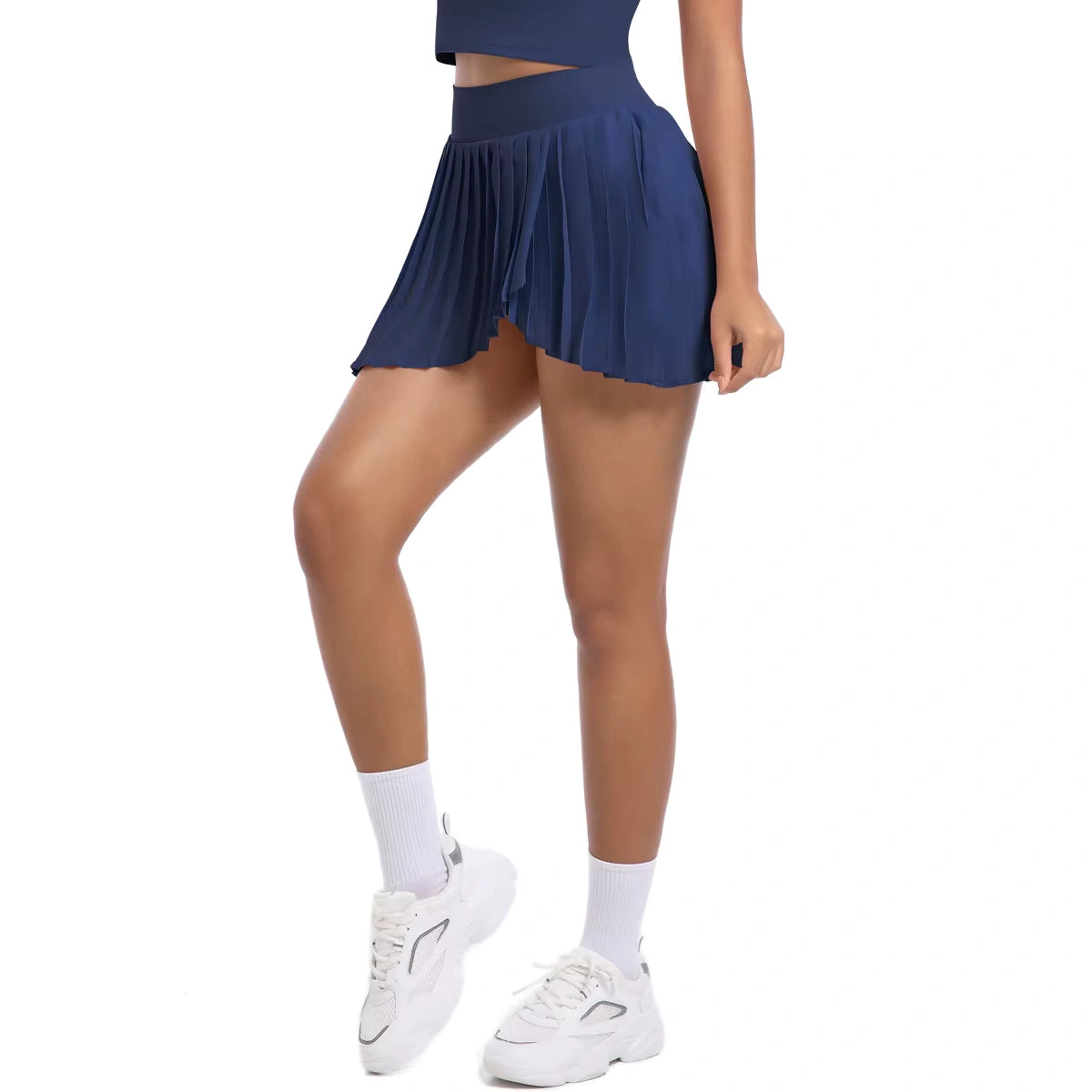 Saia Fitness Feminina Esportiva Cintura Alta