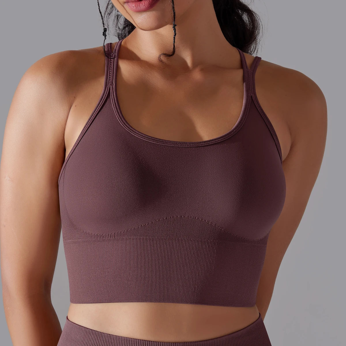 Cropped Fitness Feminino Alto Desempenho Esportivo