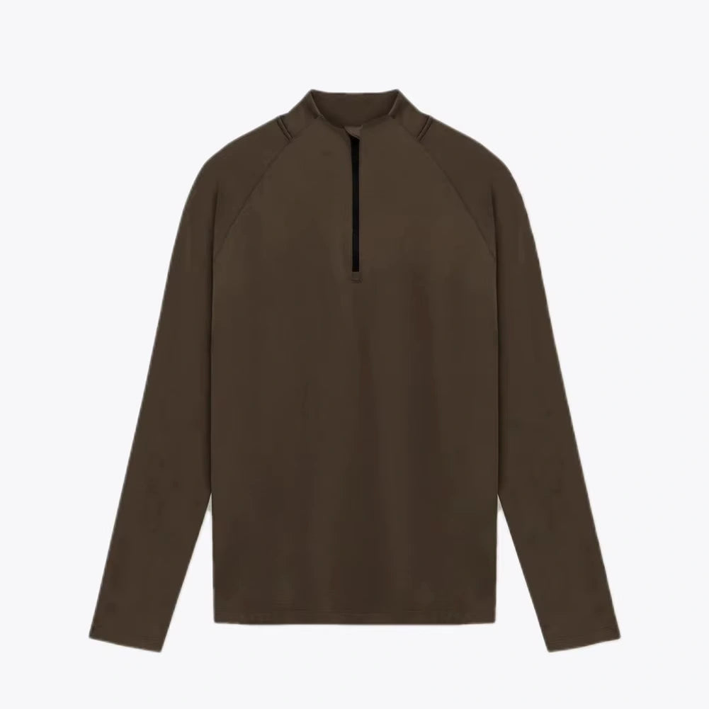 Camiseta masculina esportiva Casual, Gola alta Academia, Treino e Esportes