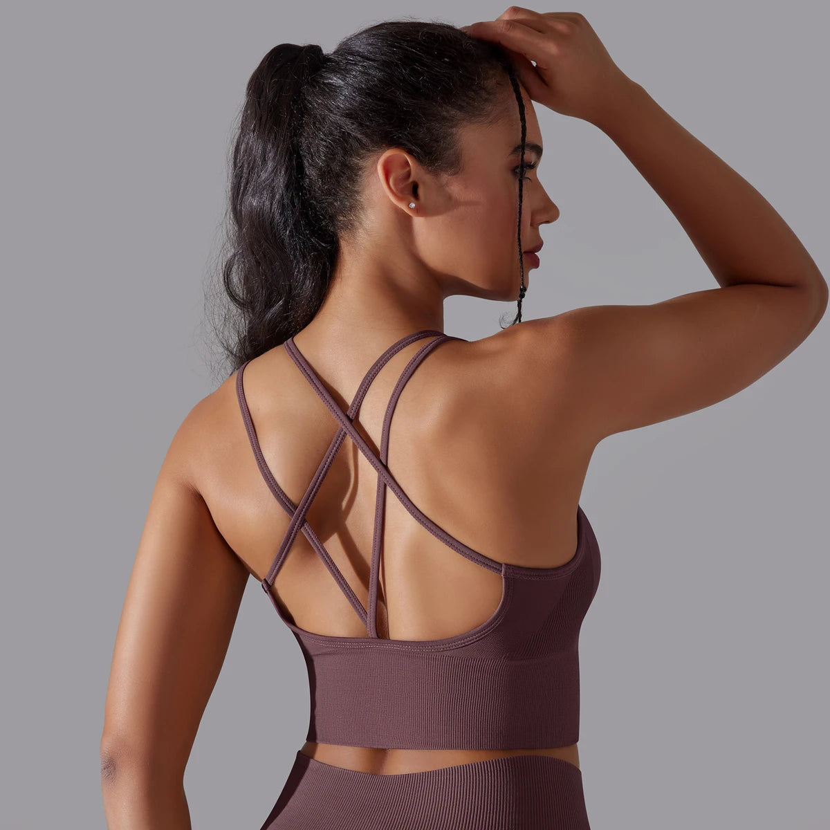 Cropped Fitness Feminino Alto Desempenho Esportivo