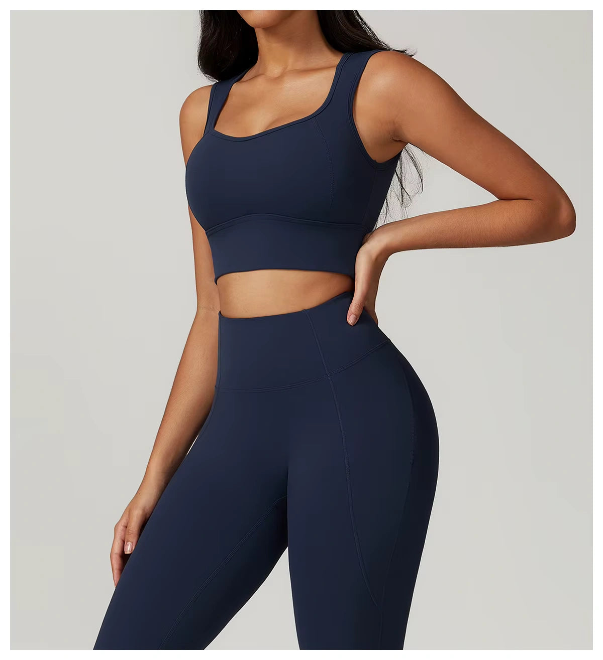 Cropped Fitness Feminino Costas Livres e Alta Sustentação
