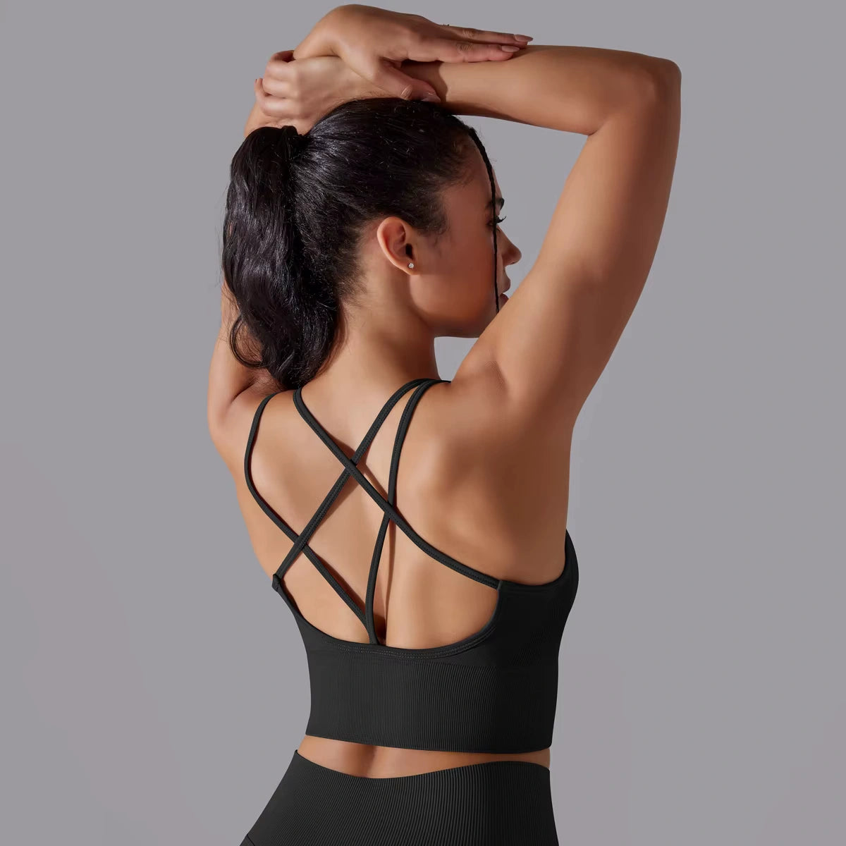 Cropped Fitness Feminino Alto Desempenho Esportivo