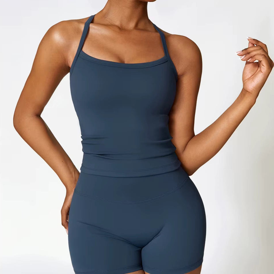 Camiseta Fitness Feminina Leve Sem Mangas e Secagem Rápida