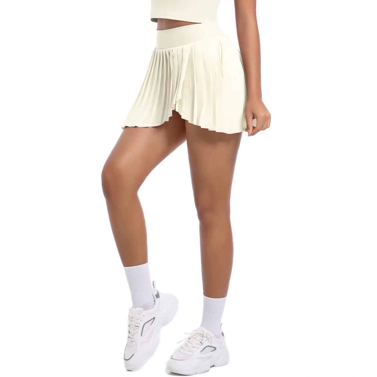 Saia Fitness Feminina Esportiva Cintura Alta
