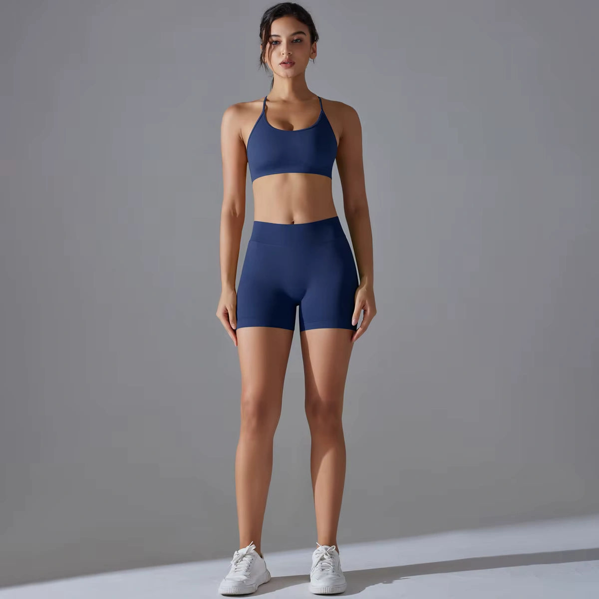 Conjunto Fitness Feminino Short com Top Esportivo