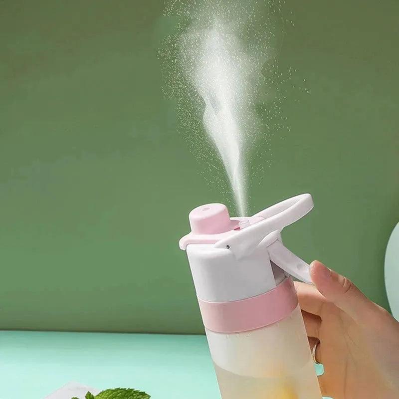 Garrafa Portátil com Spray
