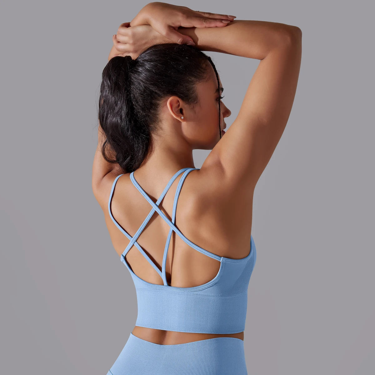Cropped Fitness Feminino Alto Desempenho Esportivo