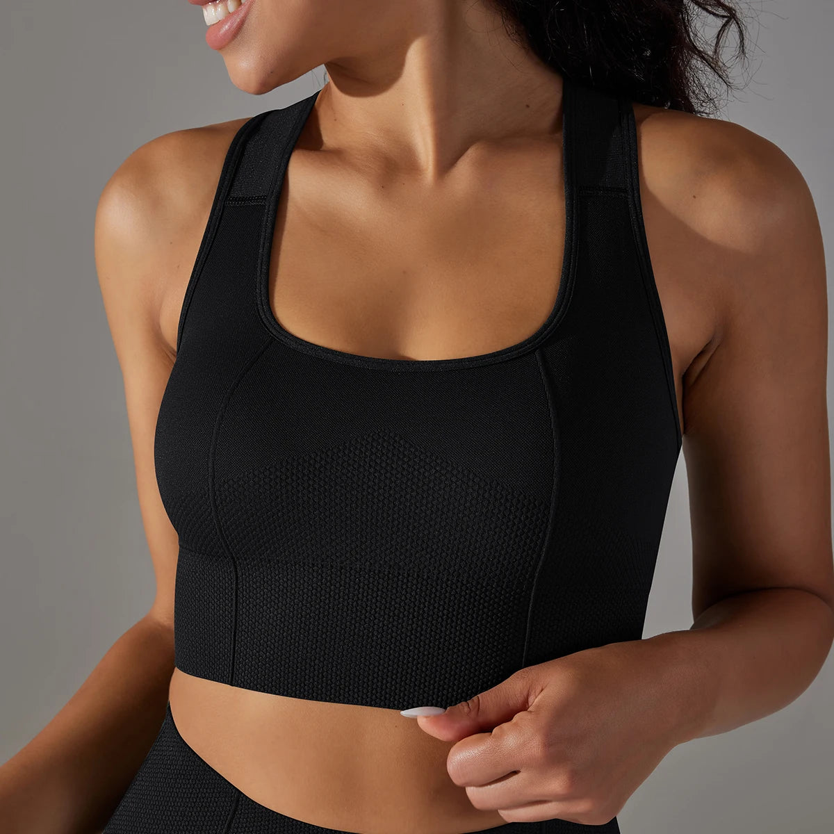 Cropped Feminino Fitness Respirável Justo Esportivo
