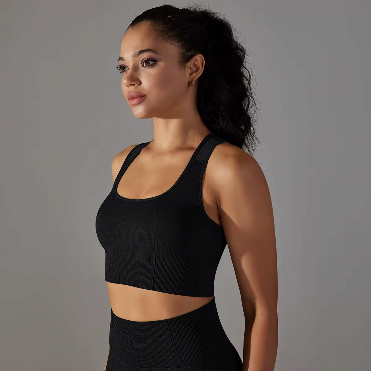Cropped Feminino Fitness Respirável Justo Esportivo