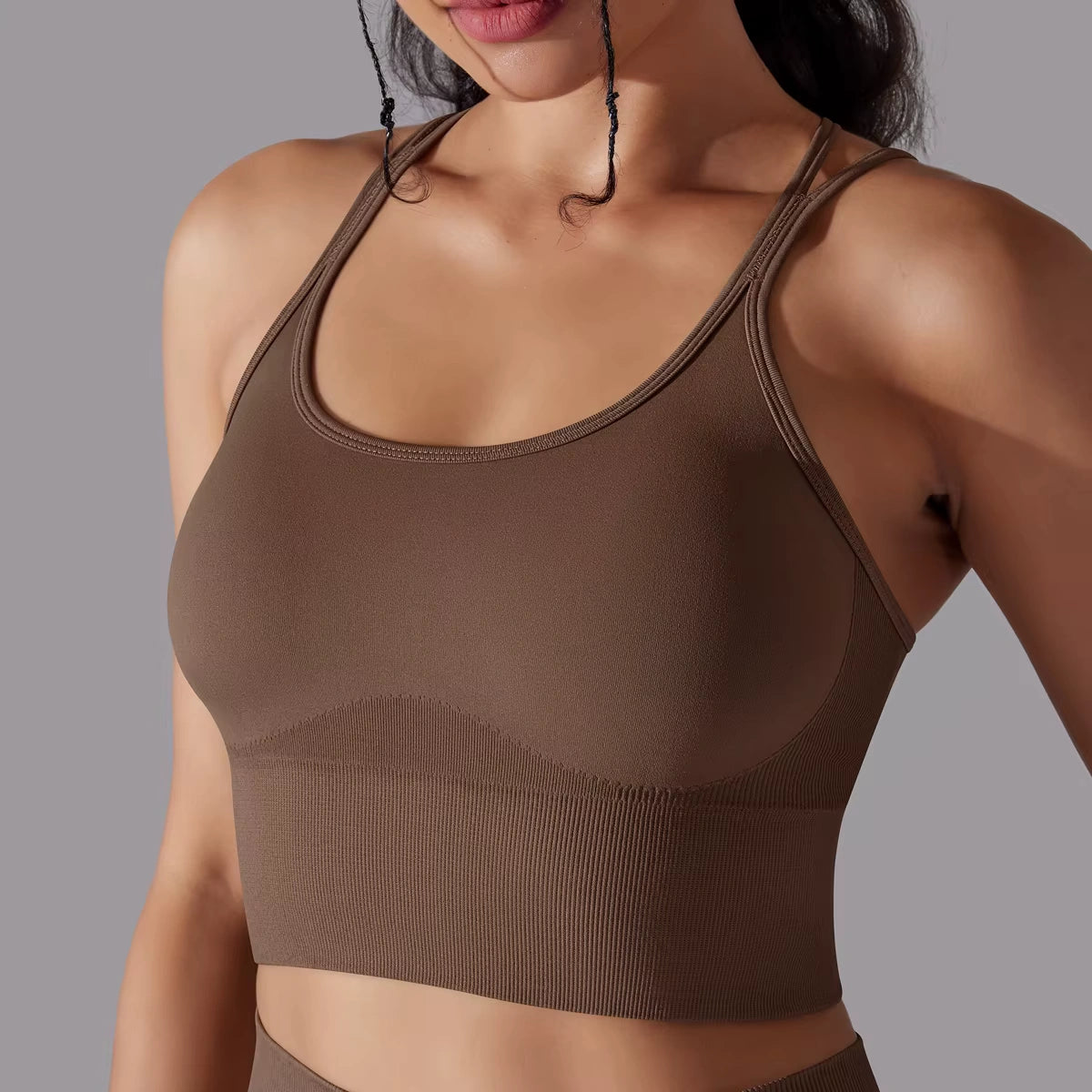 Cropped Fitness Feminino Alto Desempenho Esportivo