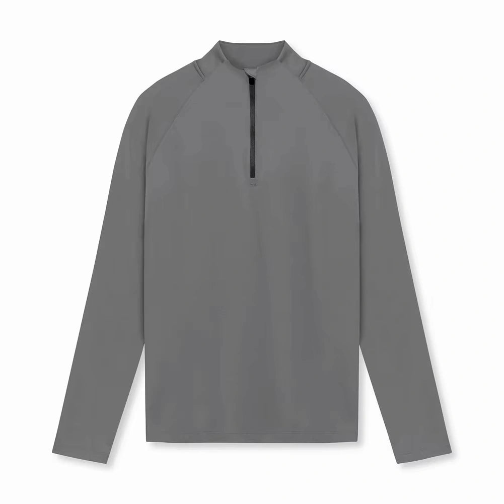 Camiseta masculina esportiva Casual, Gola alta Academia, Treino e Esportes