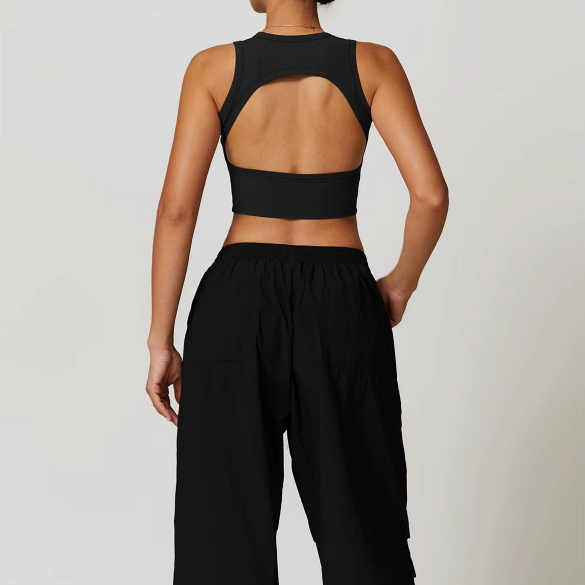 Cropped Fitness Feminino de Secagem Rápida