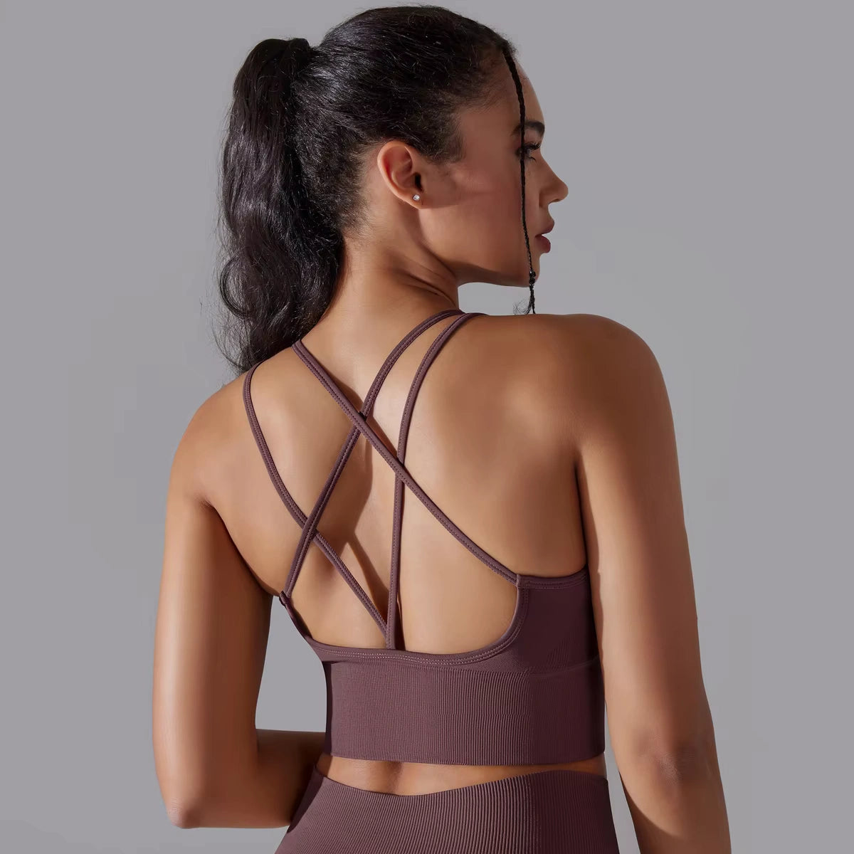 Cropped Fitness Feminino Alto Desempenho Esportivo