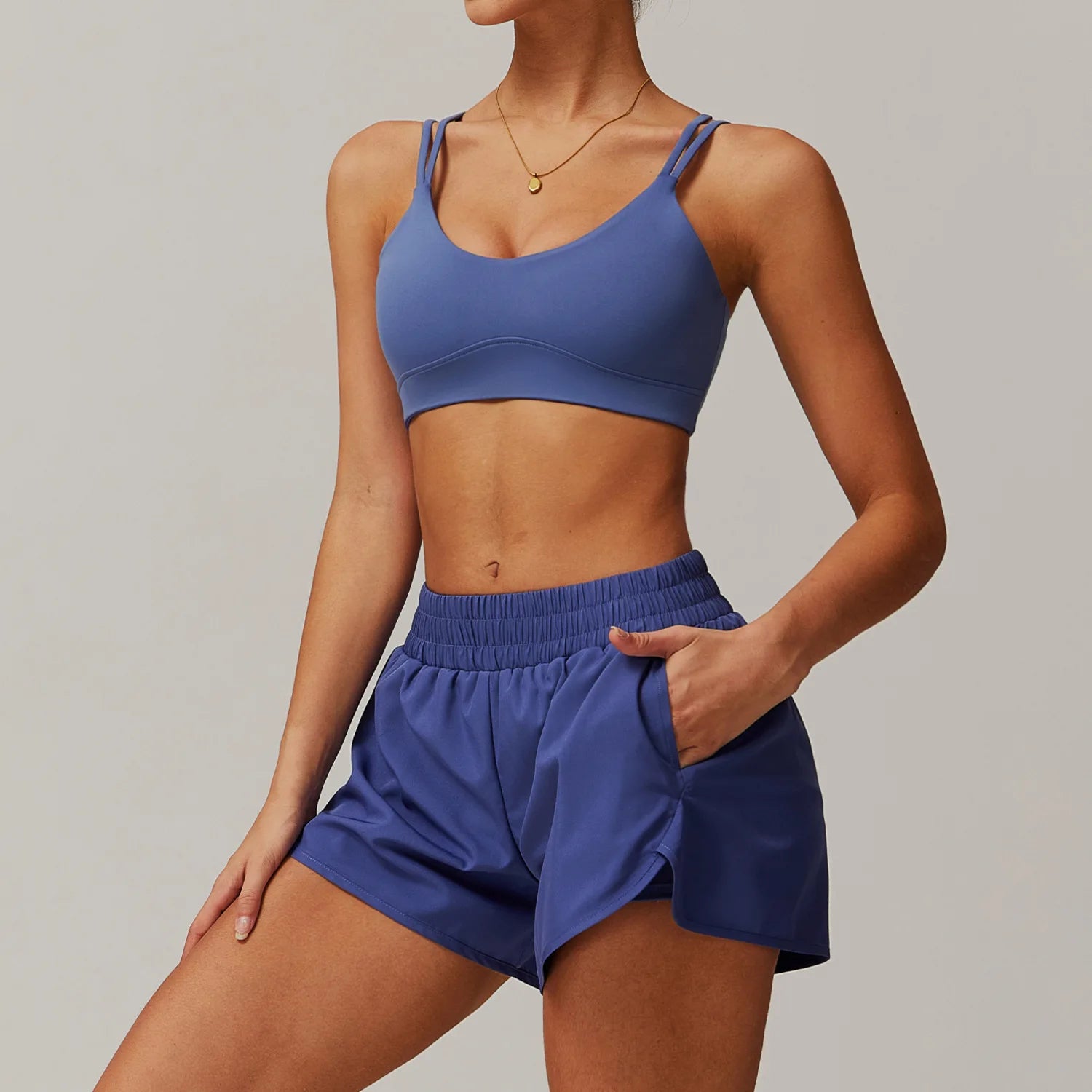 Conjunto Fitness Feminino 2 Peças Confortável e Respirável