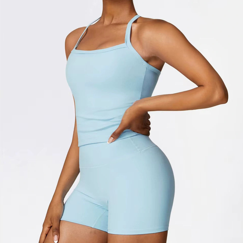 Camiseta Fitness Feminina Leve Sem Mangas e Secagem Rápida