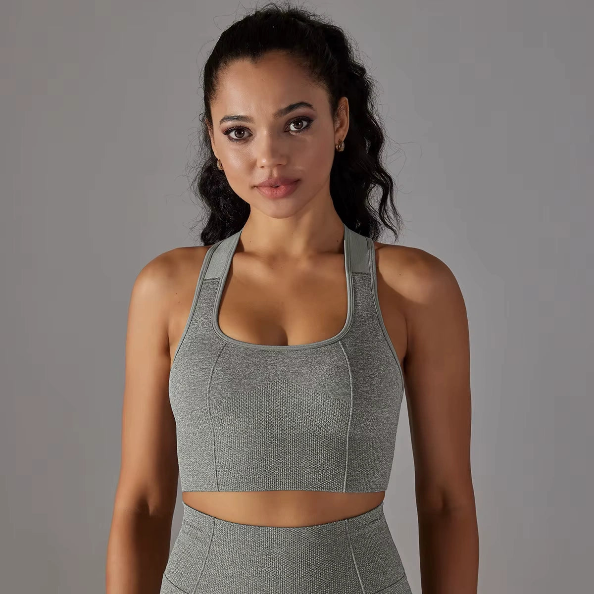 Cropped Feminino Fitness Respirável Justo Esportivo