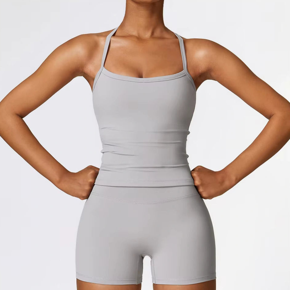 Camiseta Fitness Feminina Leve Sem Mangas e Secagem Rápida