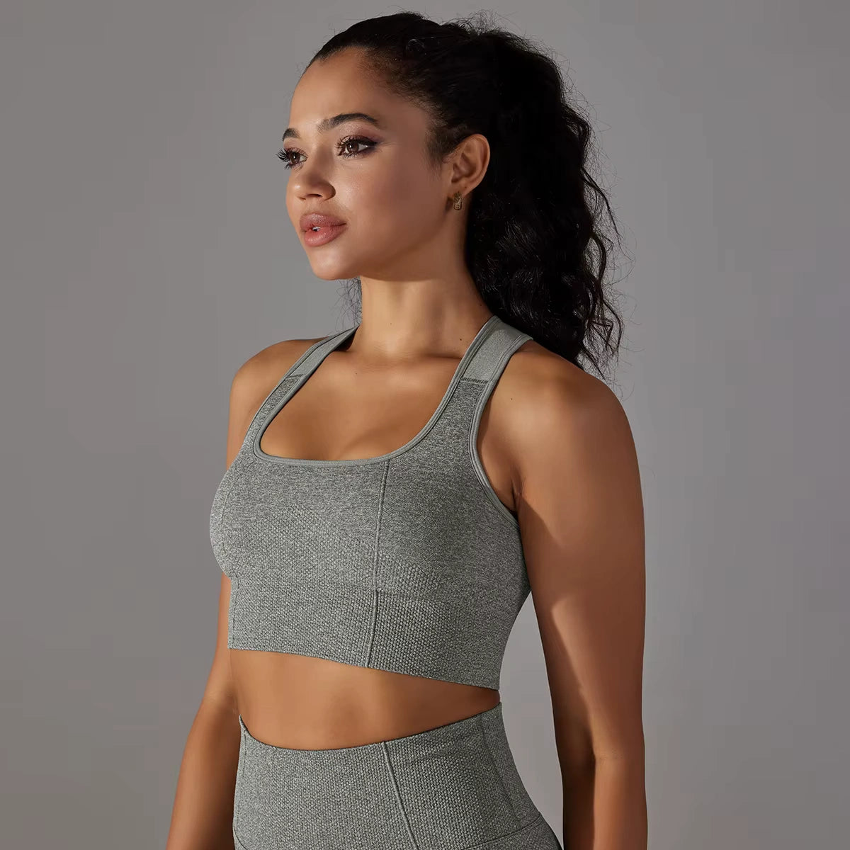 Cropped Feminino Fitness Respirável Justo Esportivo