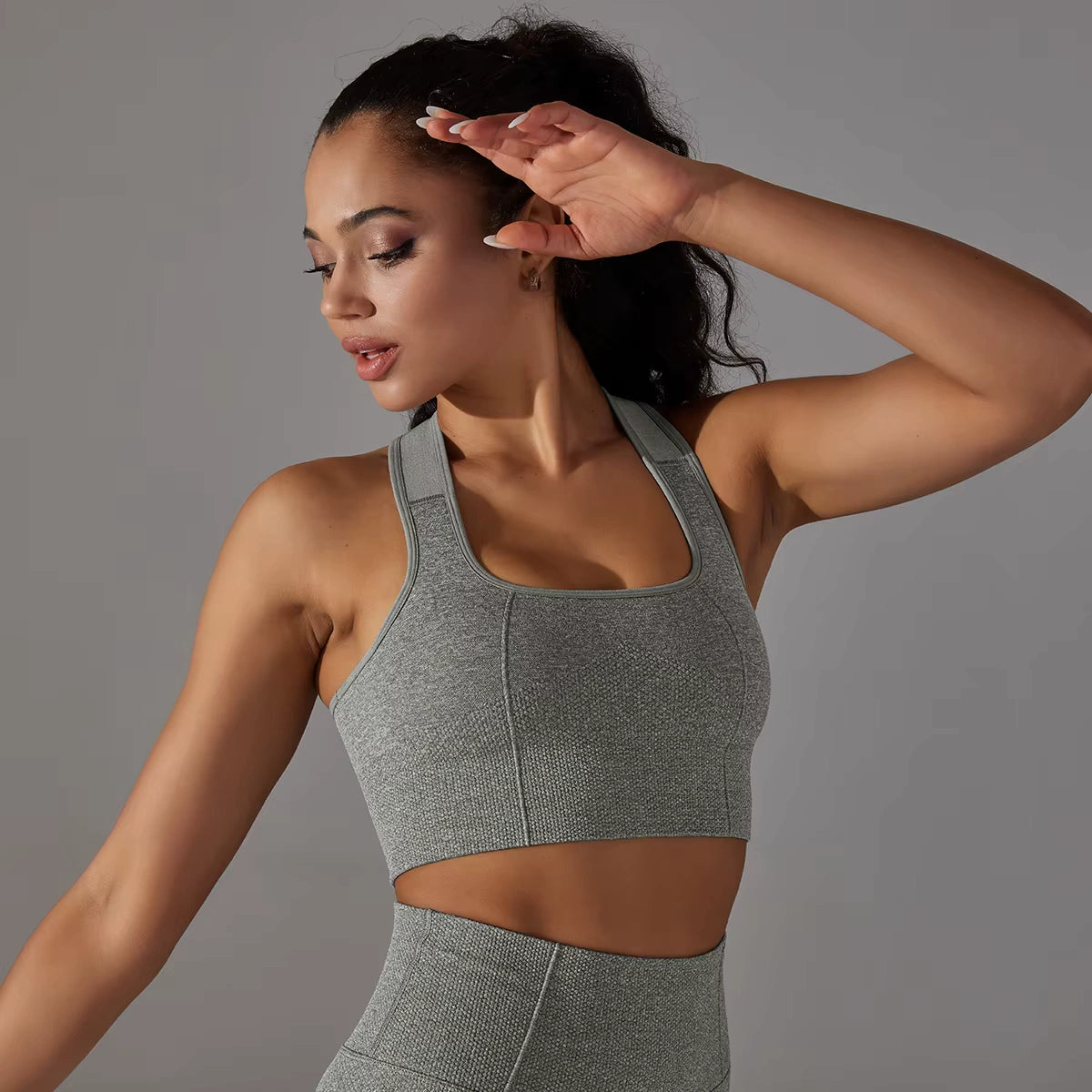 Cropped Feminino Fitness Respirável Justo Esportivo
