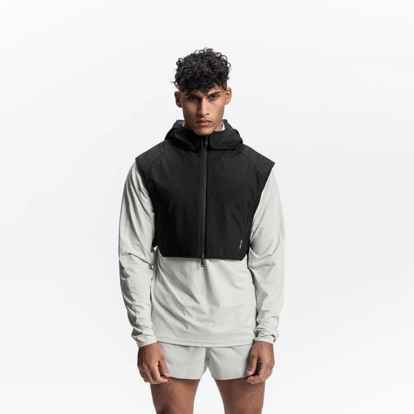 Colete Esportivo Masculino com Capuz Reflexiva