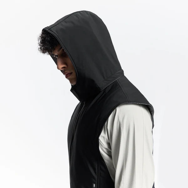 Colete Esportivo Masculino com Capuz Reflexiva