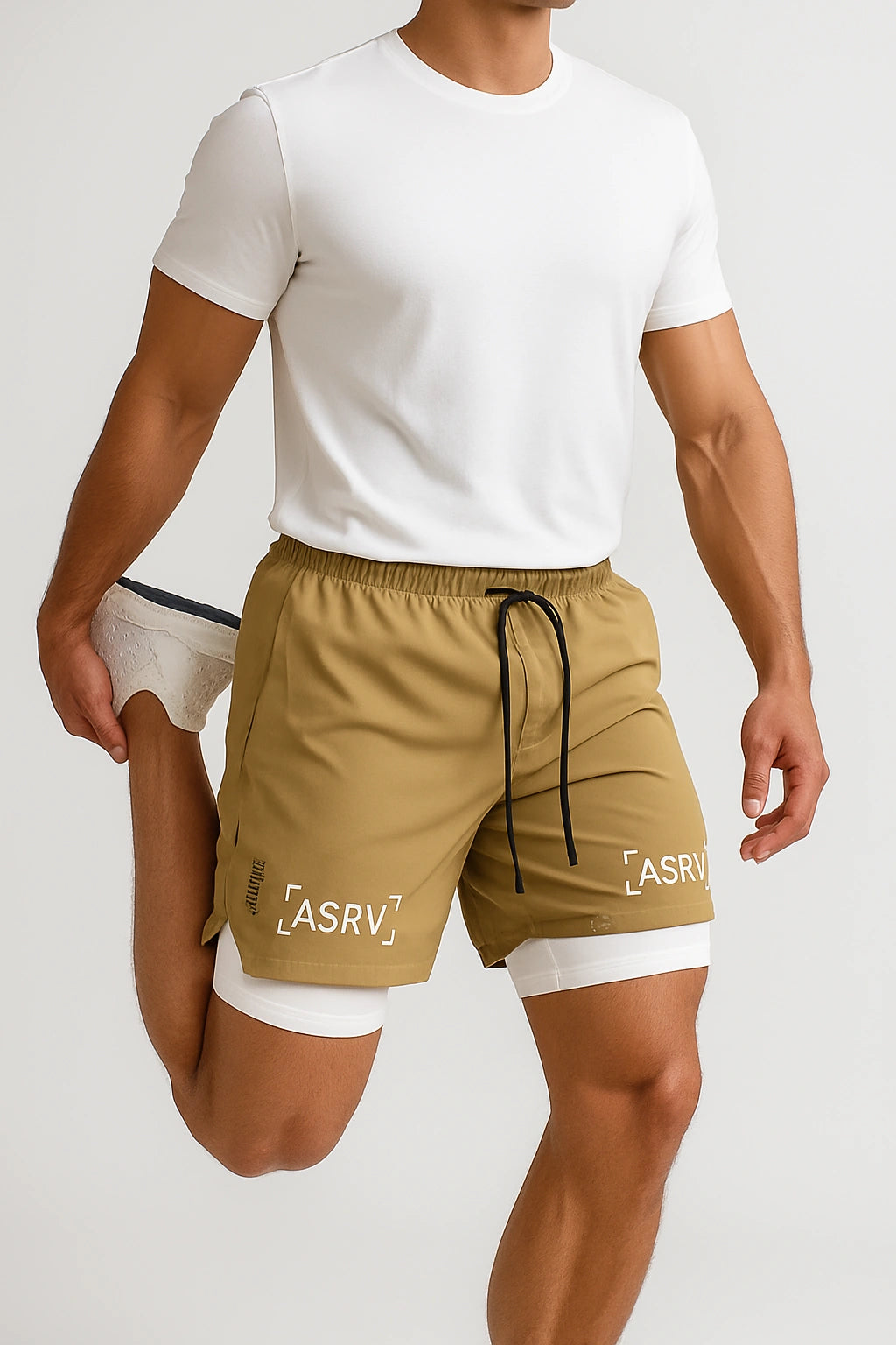 Short de Academia Esportivo  Masculino 2 em 1 - ASRV