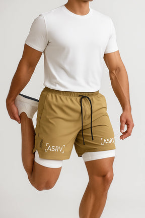 Short de Academia Esportivo  Masculino 2 em 1 - ASRV