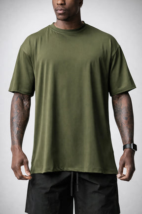 Camisa Esportiva Masculina Academia Oversized Minimalista
