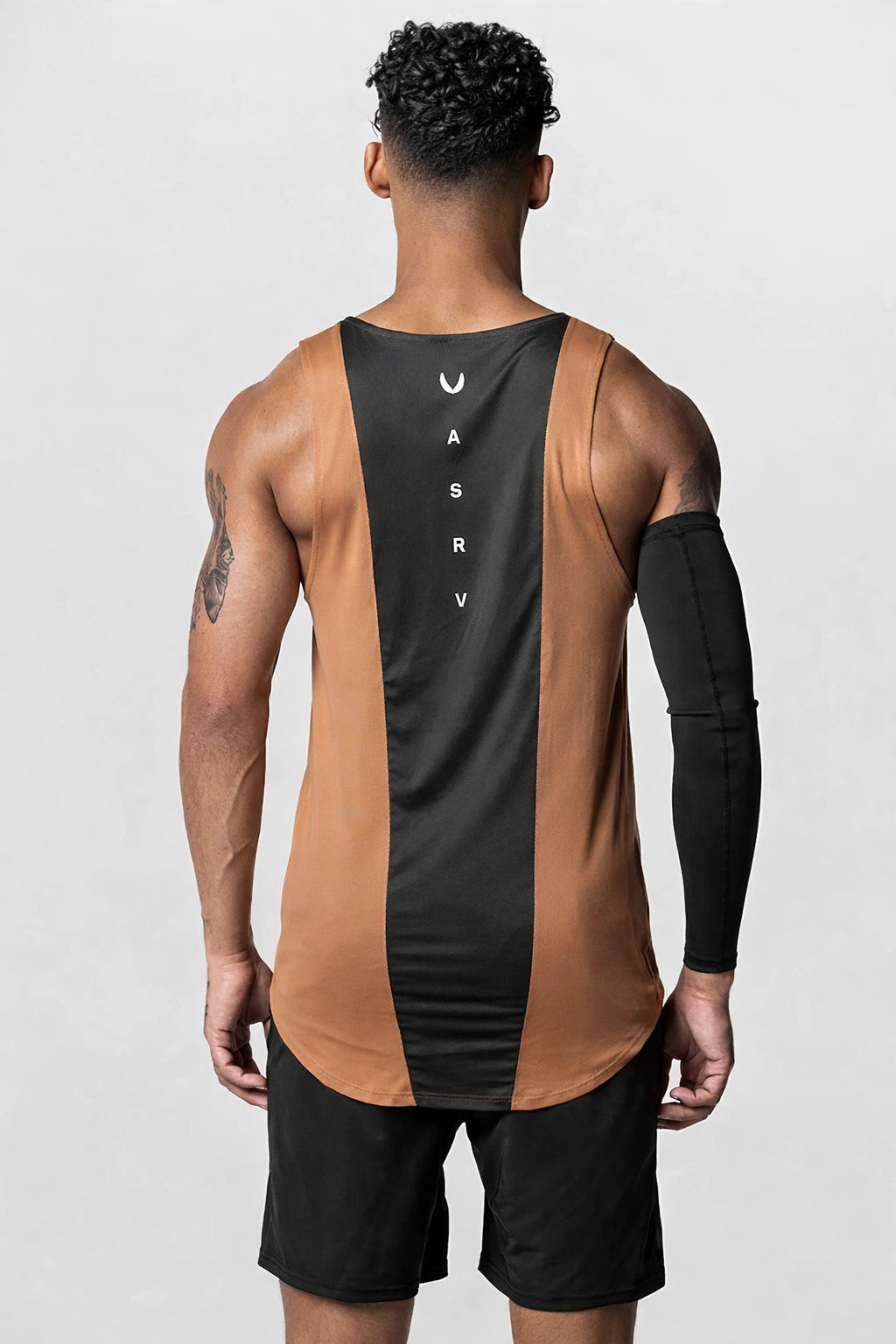 Regata Esportiva Masculina Respirável Academia - T-Shirt ASRV