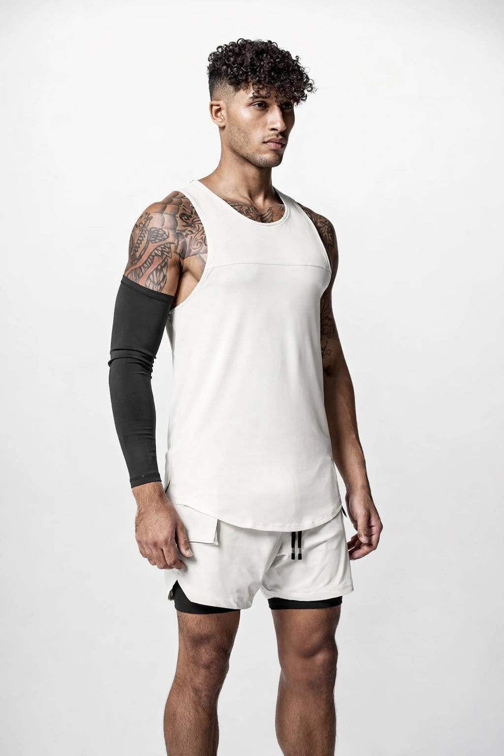 Regata Esportiva Masculina Respirável Academia - T-Shirt ASRV