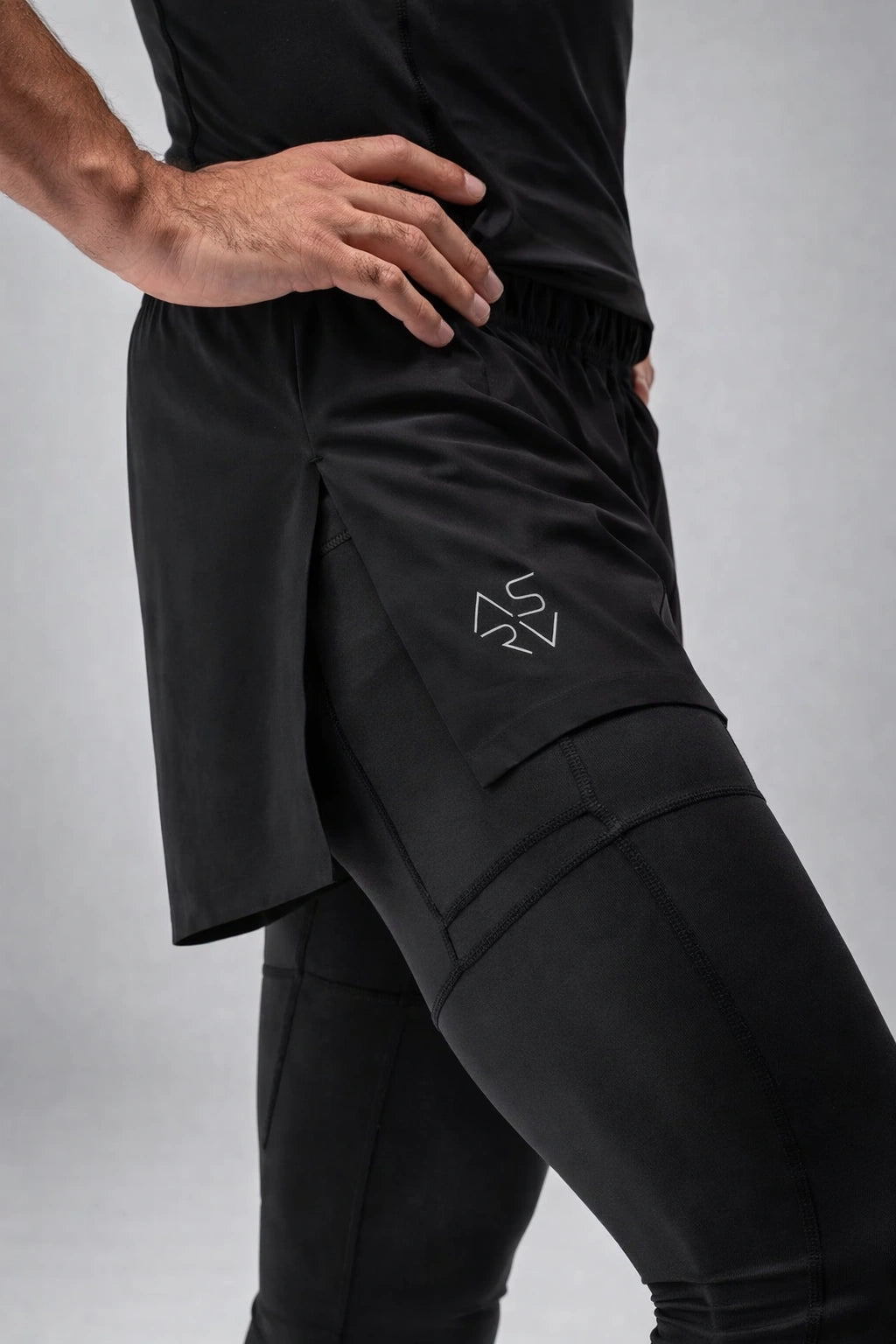 Short Masculino Esportivo com Bolso Interno Legging Tetra-lite