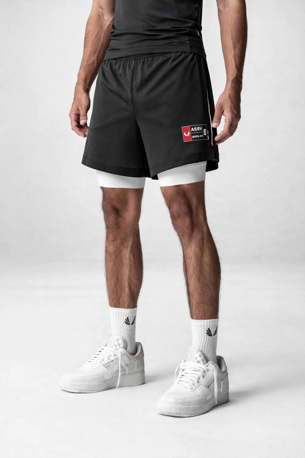 Short Masculino Esportivo Respirável Bolso Interno