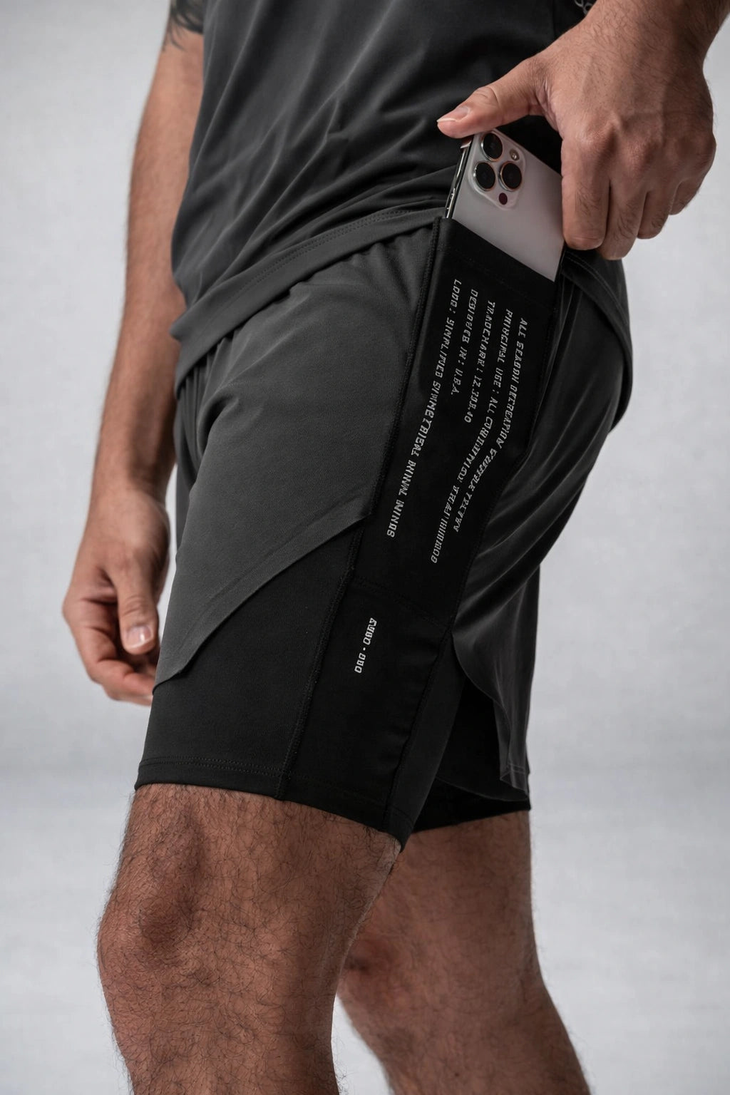 Short Premium Fitness Masculino de Academia Respirável