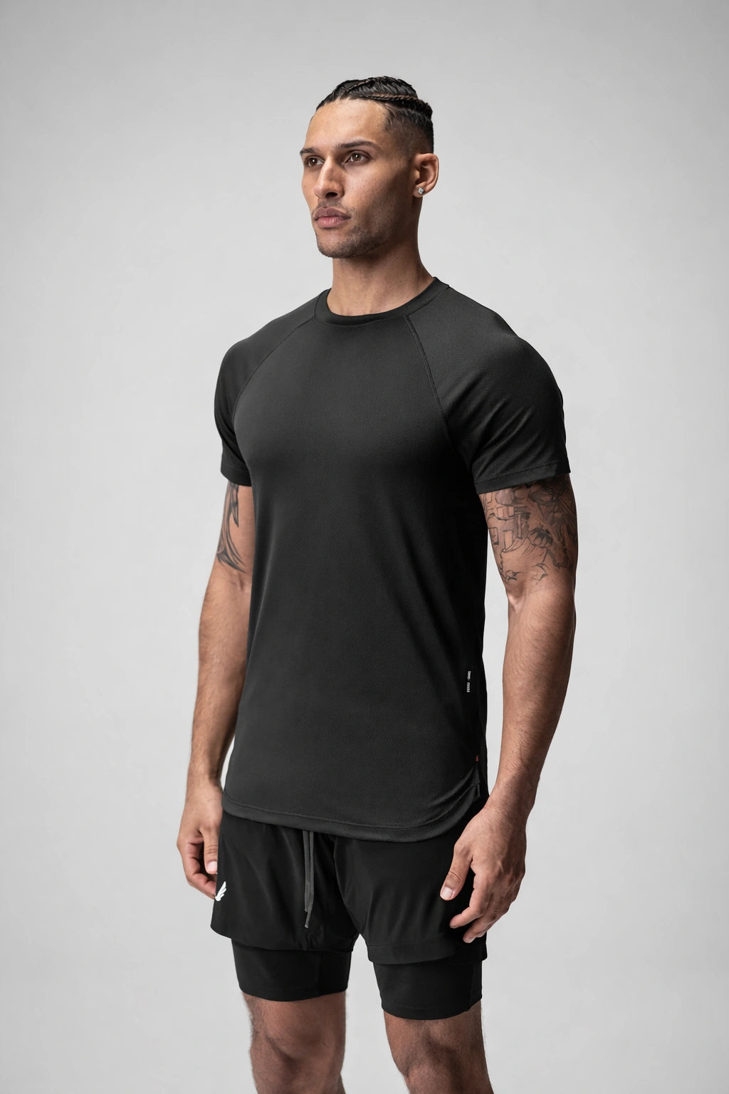 Camisa Masculina Esportiva Academia Premium Justa Minimalista
