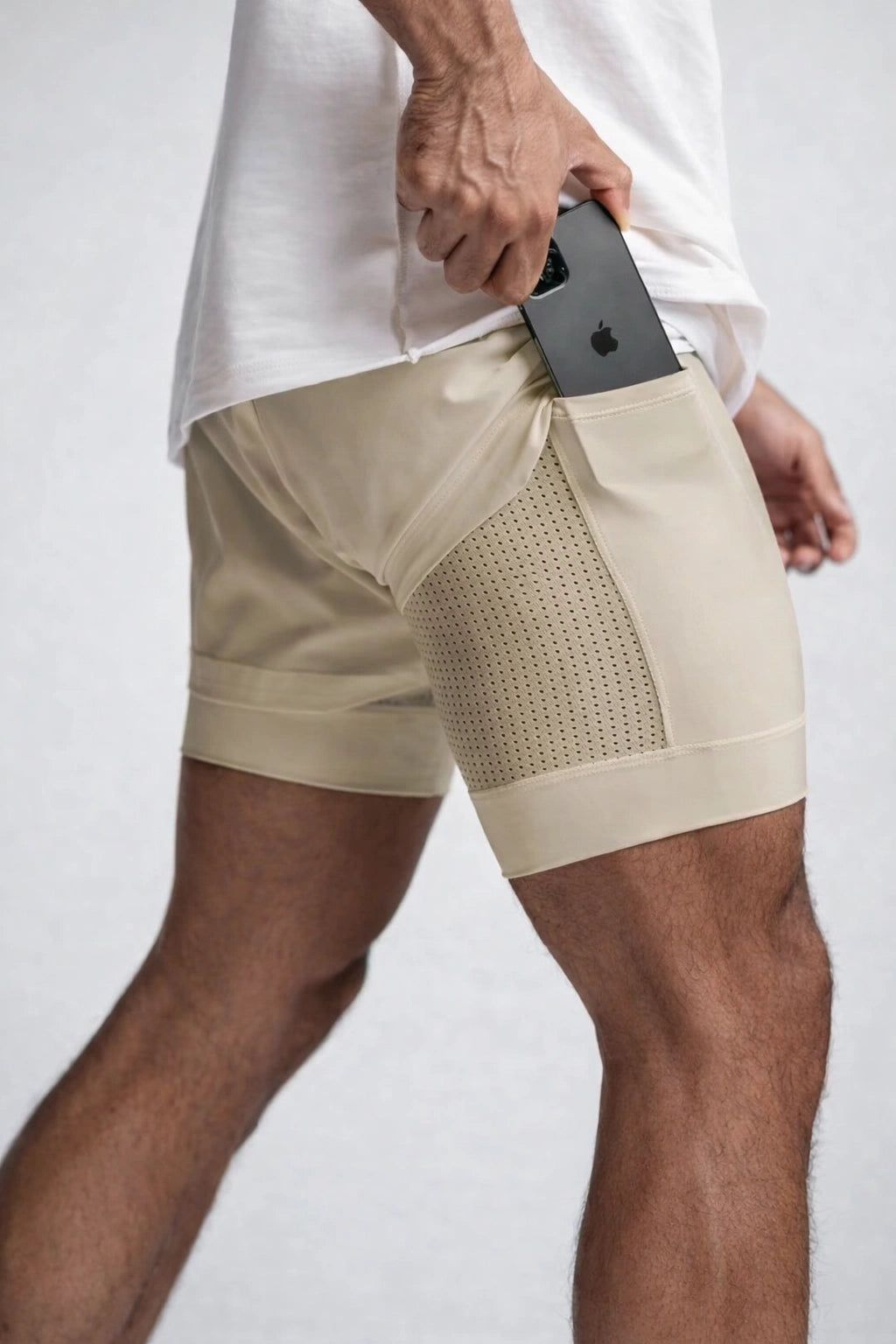 Short Esportivo de Academia Masculino Minimalista Premium 2 em 1 Tauranga