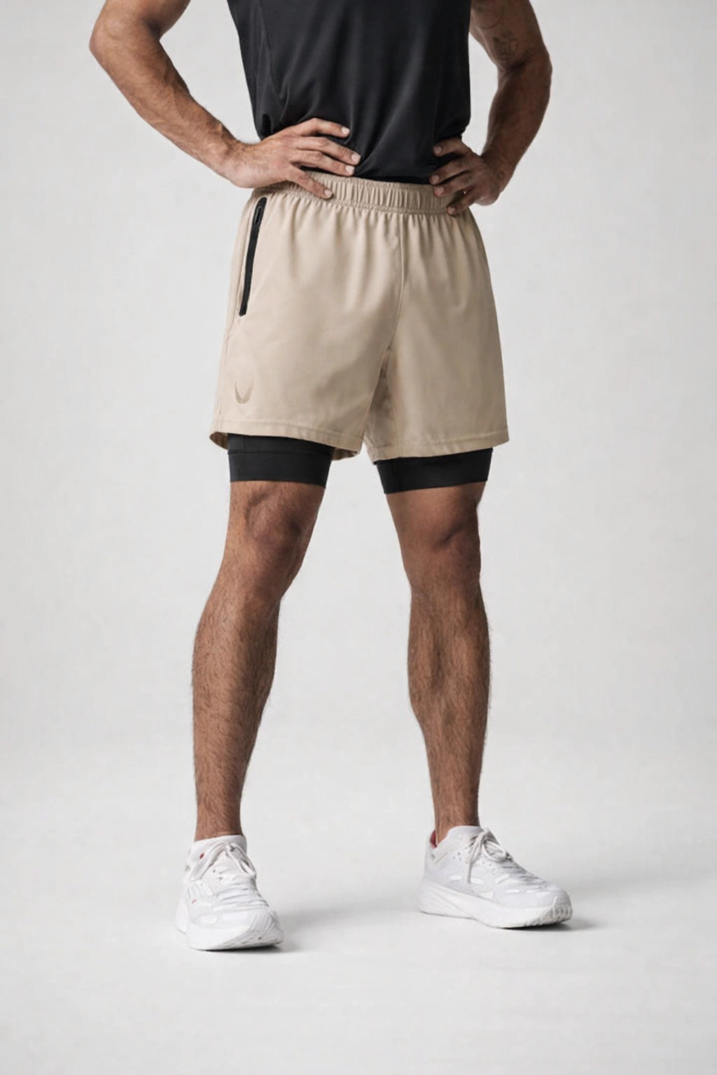 Short Masculino de Academia 2 em 1