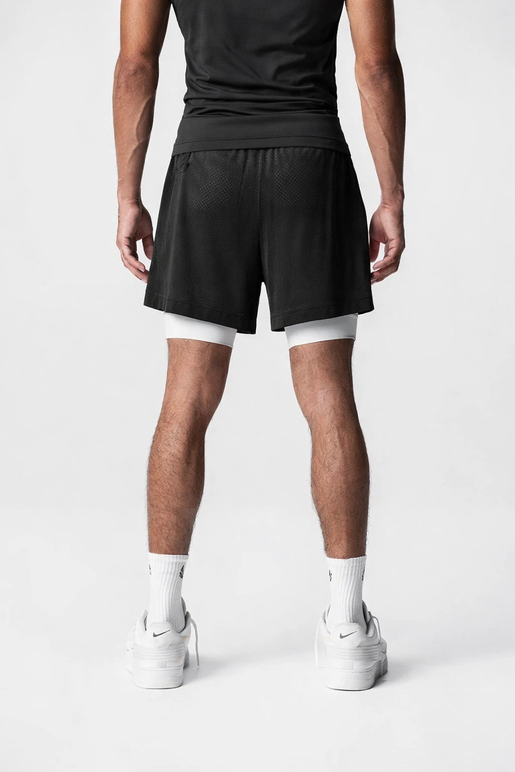 Short Masculino Esportivo Respirável Bolso Interno