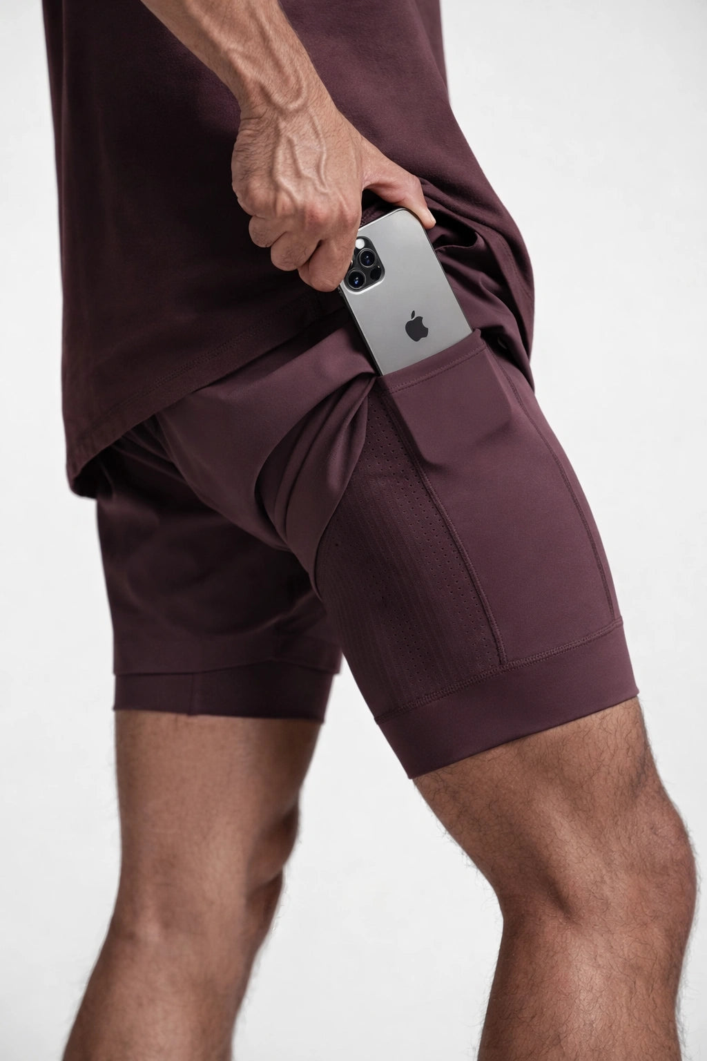 Short Esportivo de Academia Masculino Minimalista Premium 2 em 1 Tauranga