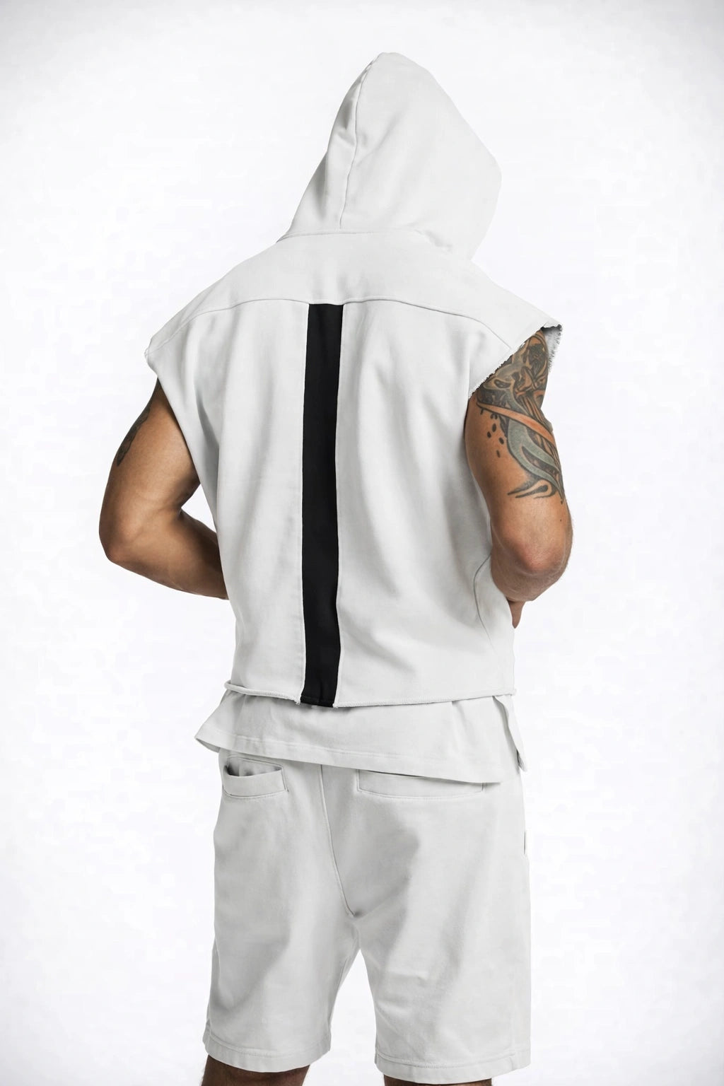 Camiseta de colete com Capuz Academia Premium 2 em 1 - ASRV