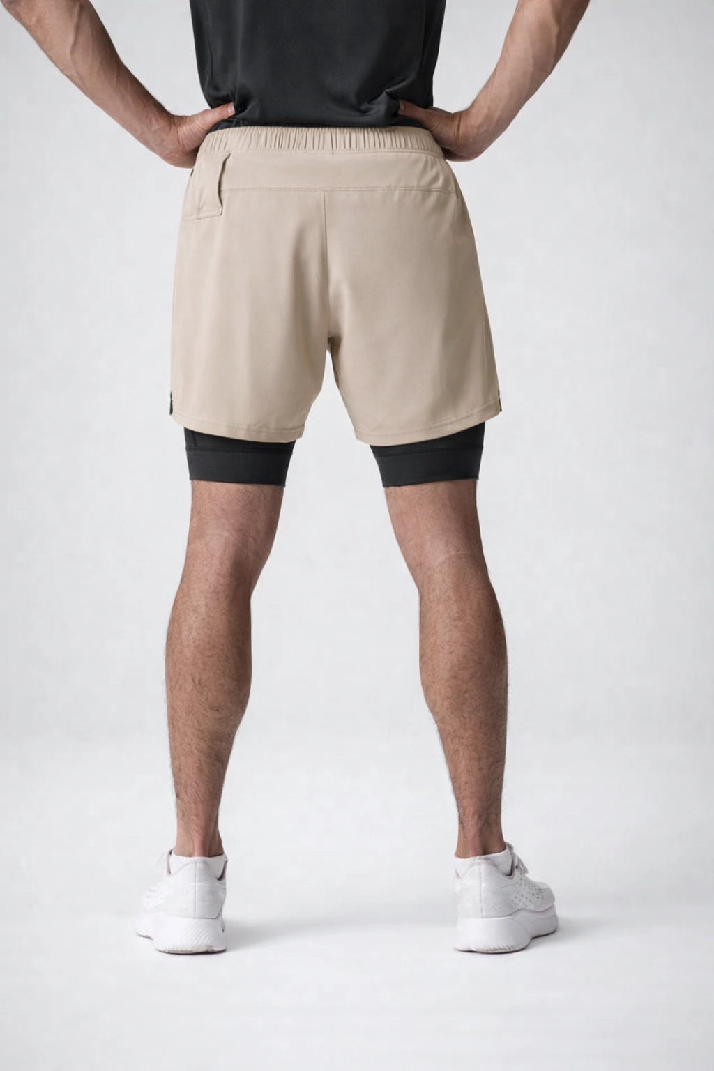 Short Masculino de Academia 2 em 1