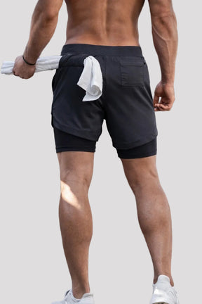 Short Esportivo de Academia Masculino com Bolso Interno - Street Dry 2 em 1