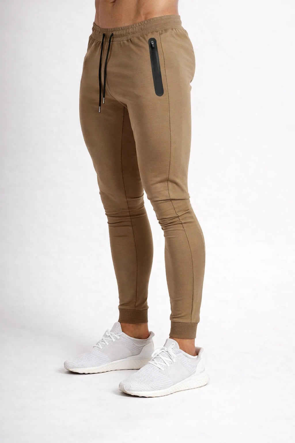 Calça Esportiva Masculina de Moletom Justa fitness